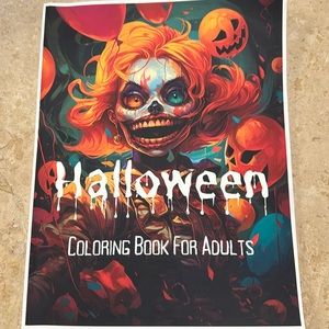 Adult coloring book-Halloween